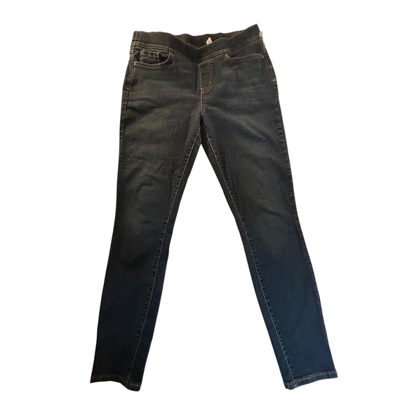 Signature Levi Strauss Gold Totally Shaping Pull-On Skinny Jeans - Women's 16L - Picture 1 of 10